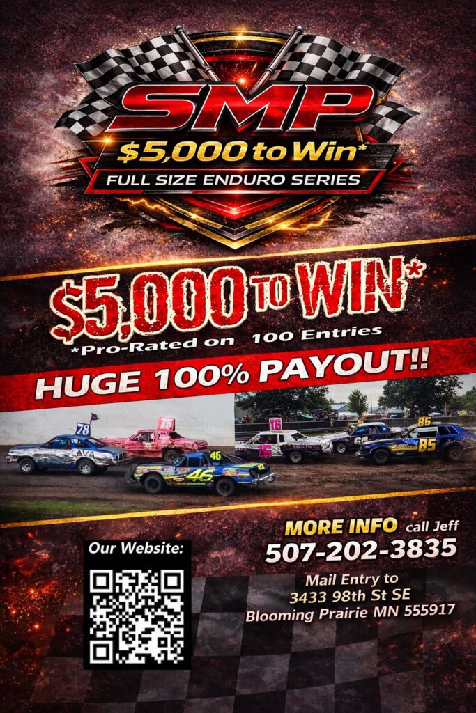 $5,000 to Win Full Size Enduro Racing in Southern MN